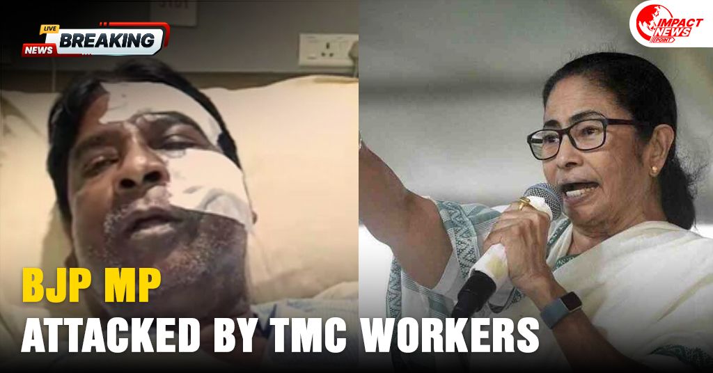 BJP MP Khagen Murmu assaulted by TMC workers