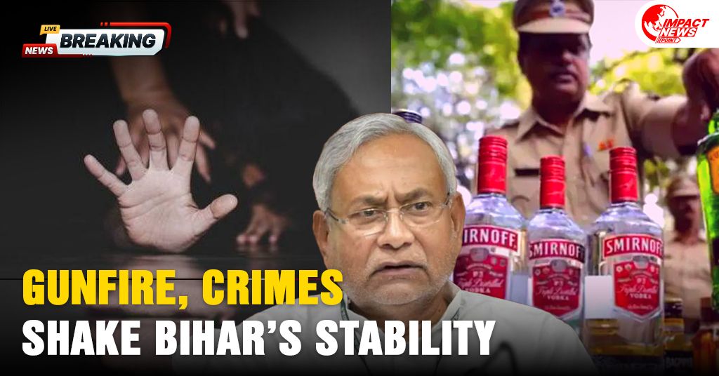 Bihar crime news gunfire and liquor haul in Sitamarhi