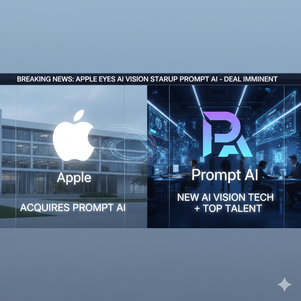 Apple Eyes AI Vision Startup Prompt AI: Report Says Deal May Bring New Tech and Top Talent