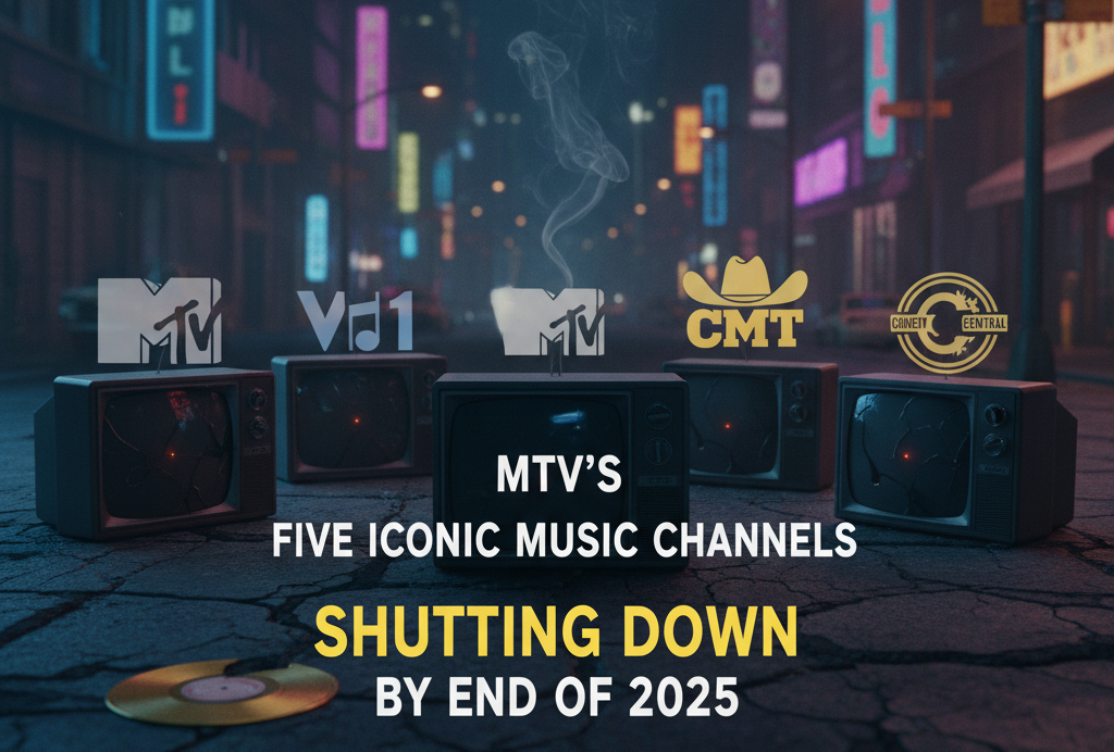 MTV shut down of five iconic music channels by 2025