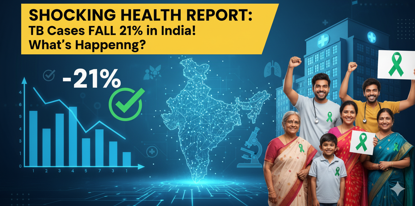 India reports 21% drop in Tuberculosis cases over 10 years