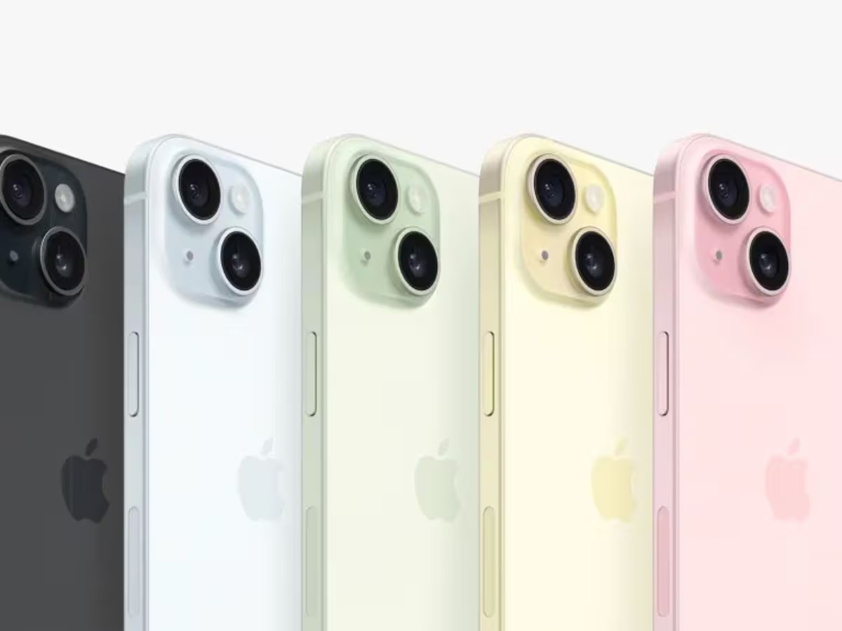 Apple iPhone 15 on display during Croma December sale offer