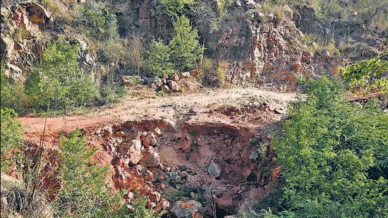 Aravalli hills facing mining and ecological threat