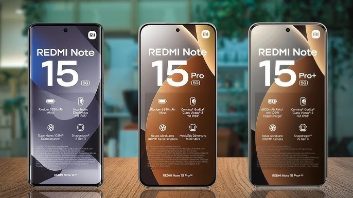 Redmi Note 15 Pro with 200MP camera and AMOLED display