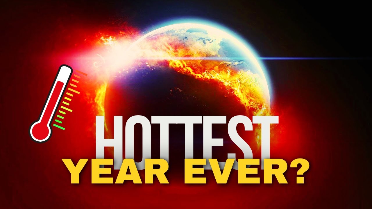 Earth global warming heat crisis illustration