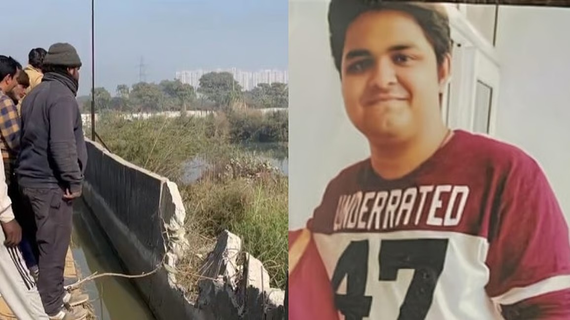 Noida techie drowning after car falls into deep drain amid rescue delays