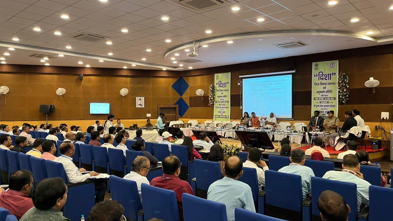 Sanjay Seth Union Minister chairing DISHA meeting in Ranchi 2026